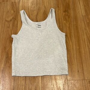 Aritzia TNA tank Heather cloud white size small